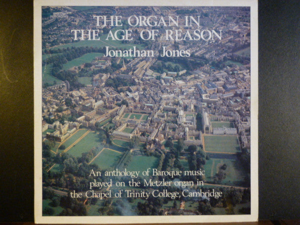 Jonathan Jones (8) : The Organ In The Age Of Reason (LP)
