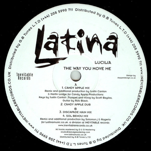 Lucilia : The Way You Move Me (12")