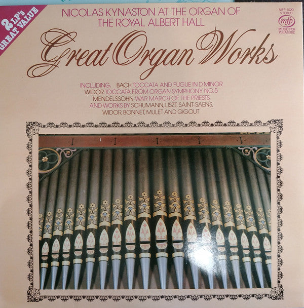 Nicolas Kynaston : Great Organ Works (2xLP, Comp, RE)