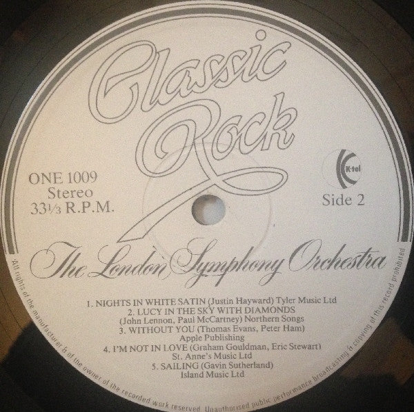 London Symphony Orchestra And The Royal Choral Society : Classic Rock (LP)