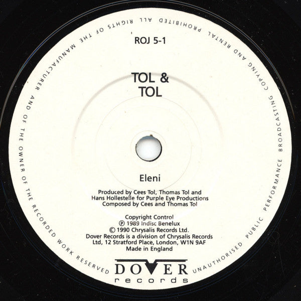 Tol & Tol : Eleni (7", Single)
