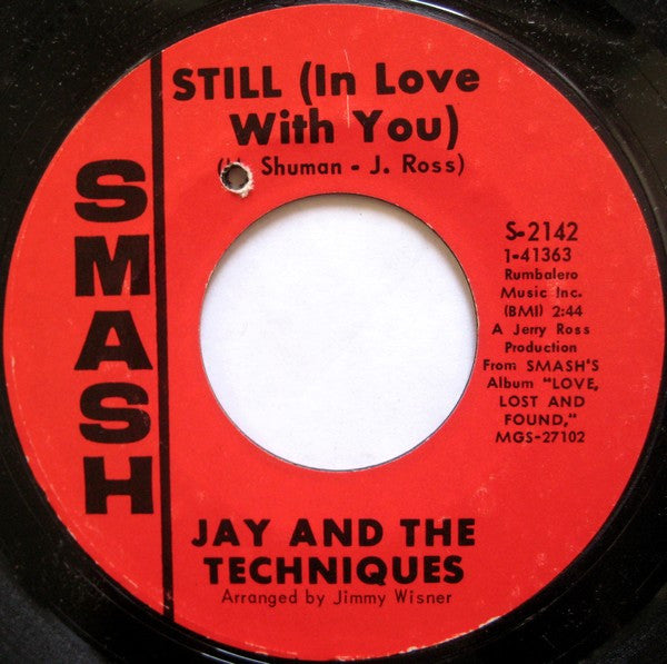 Jay & The Techniques : Strawberry Shortcake / Still (In Love With You) (7", Single, Styrene)