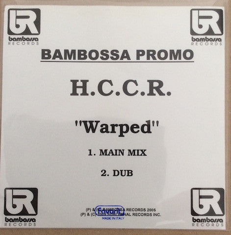 Harry "Choo Choo" Romero : Warped (CDr, Single, Promo)