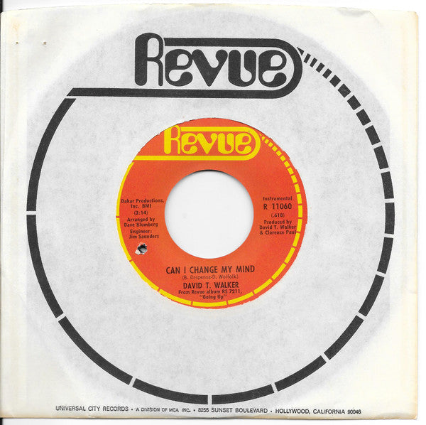 David T. Walker : My Baby Loves Me  (7")