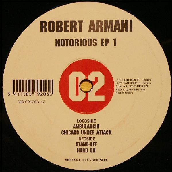 Robert Armani : Notorious EP 1 (12", EP)