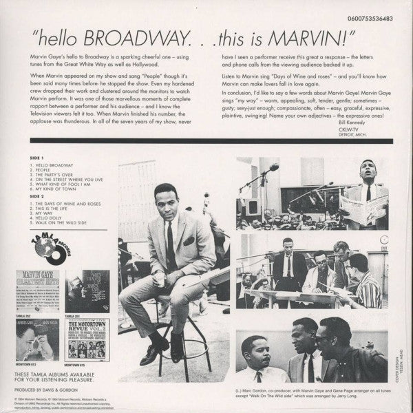 Marvin Gaye : Hello Broadway (LP, Album, RE, 180)