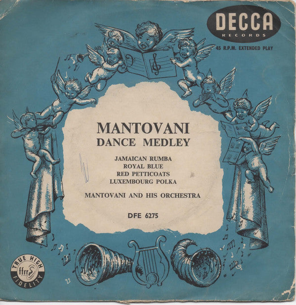 Mantovani And His Orchestra : Mantovani Dance Medley (7", EP)