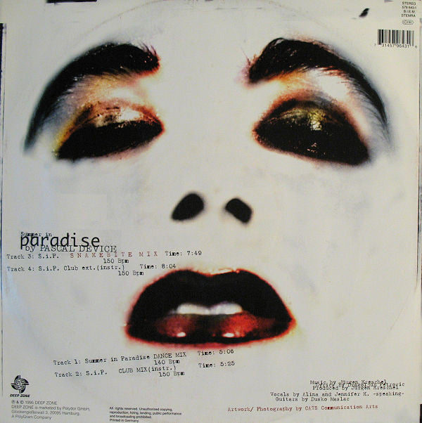 Pascal Device : Summer In Paradise (12")