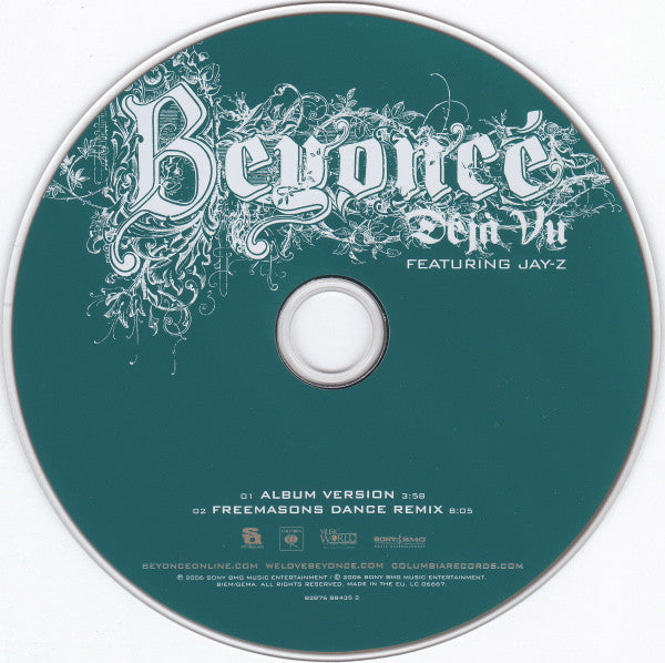 Beyoncé Featuring Jay-Z : Déjà Vu (CD, Single)