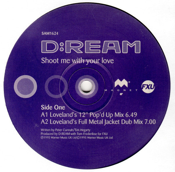 D:Ream : Shoot Me With Your Love (12", Promo)