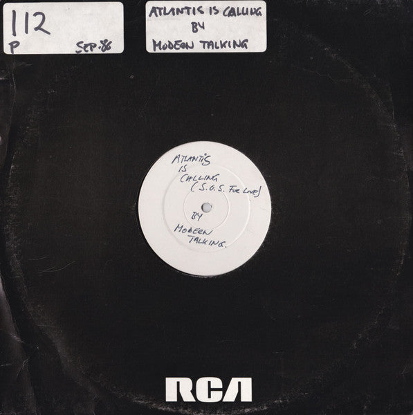 Modern Talking : Atlantis Is Calling (S.O.S. For Love) (12", W/Lbl)