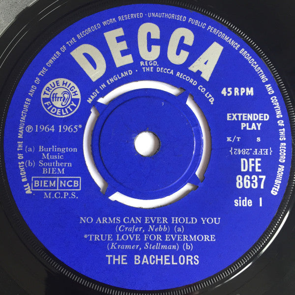 The Bachelors : Hits / Vol·2 (7", EP)