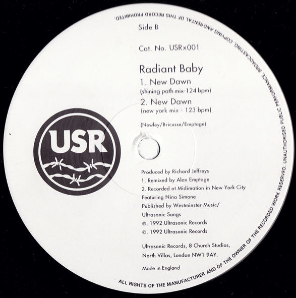 Radiant Baby Featuring Nina Simone : New Dawn (12")