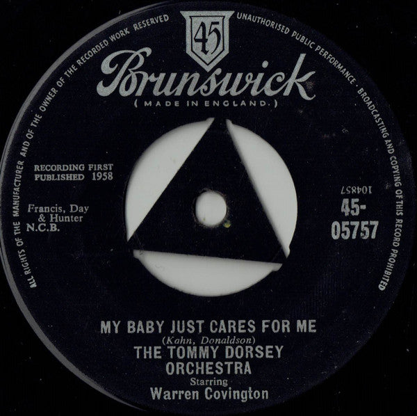 Tommy Dorsey And His Orchestra Starring Warren Covington : Tea For Two Cha Cha (7", Single, Tri)