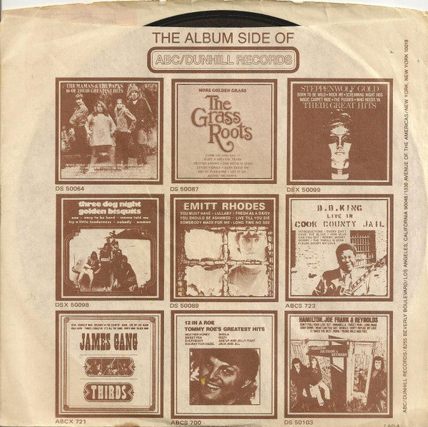 Hamilton, Joe Frank & Reynolds : Don't Pull Your Love / Funk-In-Wagnal (7", Styrene, Ter)