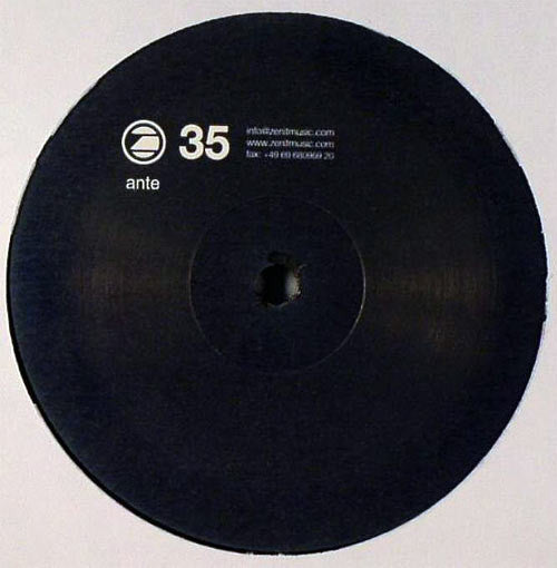 Alex Bau : Ante Zenit 35 (12")