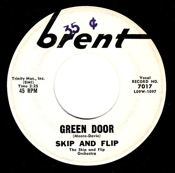 Skip & Flip : Green Door / Willow Tree (7", Promo)
