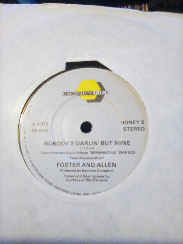 Foster & Allen : Nobody`s Darlin` But Mine (7", Single)