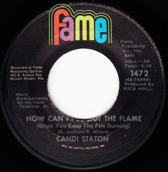 Candi Staton : Stand By Your Man / How Can I Put Out The Flame (7", Single, Jac)