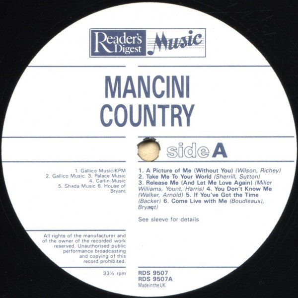 Henry Mancini : Mancini Country (LP)