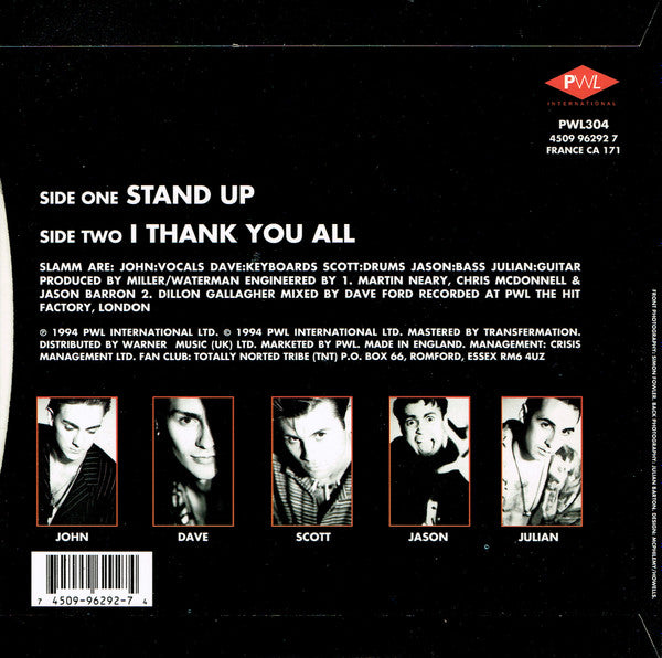 Slamm : Stand Up (7", Single)