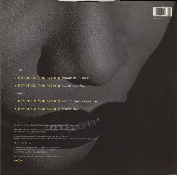 Stephanie Mills : Never Do You Wrong (12", Single)