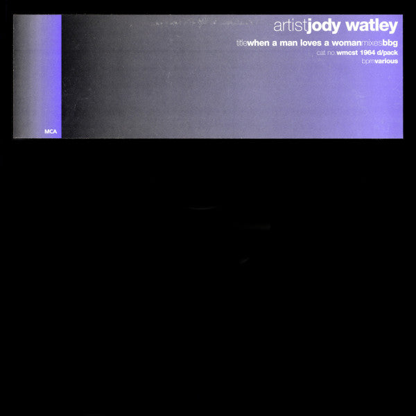 Jody Watley : When A Man Loves A Woman (2x12", Advance, Promo)