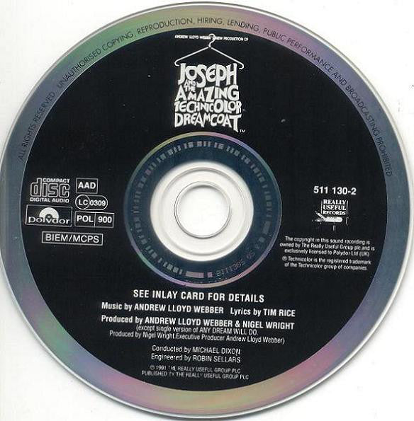 Andrew Lloyd Webber, Tim Rice Starring Jason Donovan : Andrew Lloyd Webber's New Production Of: Joseph And The Amazing Technicolor Dreamcoat (CD, RP)