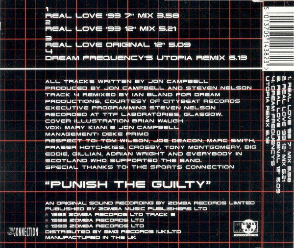 The Time Frequency : Real Love '93 (CD, Single)