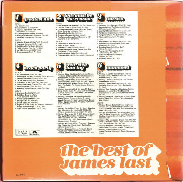 James Last : The Best Of James Last (7xLP, Comp + Box)