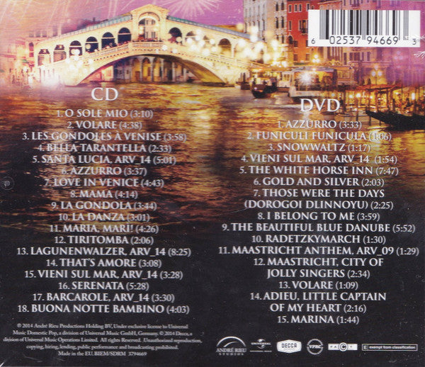 André Rieu And His Johann Strauß Orchestra : Love In Venice (CD, Album + DVD-V, NTSC)