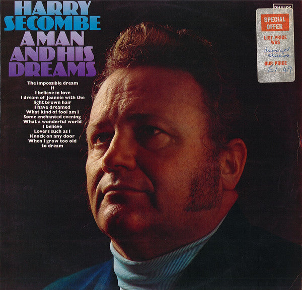 Harry Secombe : A Man And His Dreams (LP, Album)