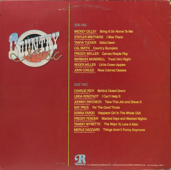 Various : 15th Anniversary Country Music Awards (LP, Comp)