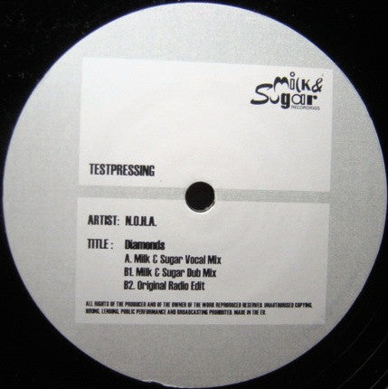 N.O.H.A. : Diamonds (12", TP)