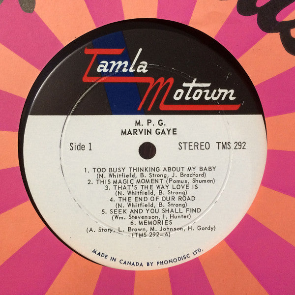 Marvin Gaye : M.P.G. (LP, Album)