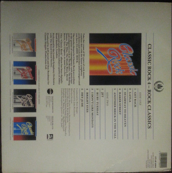 London Symphony Orchestra : Classic Rock 4 - Rock Classics (LP, Album)