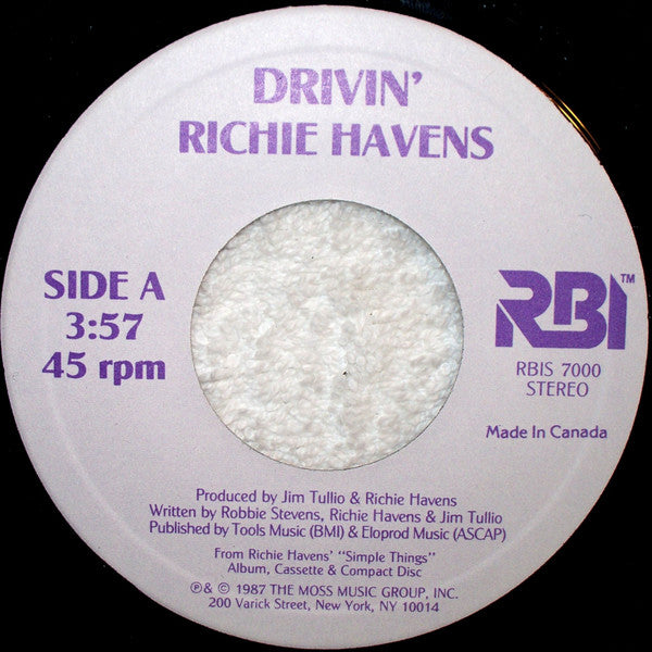 Richie Havens : Drivin' (7")