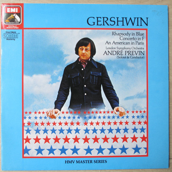George Gershwin - André Previn - London Symphony Orchestra : Rhapsody In Blue / Concerto In F / An American In Paris (LP, Album, RM, DMM)