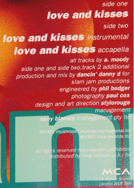 Dannii Minogue : Love And Kisses (12", Single)