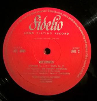 Ludwig van Beethoven, Zurich Municipal Orchestra conducted by Karl Winter : Symphony No.6 in F Major Op. 68 (Pastoral) (LP, Album)