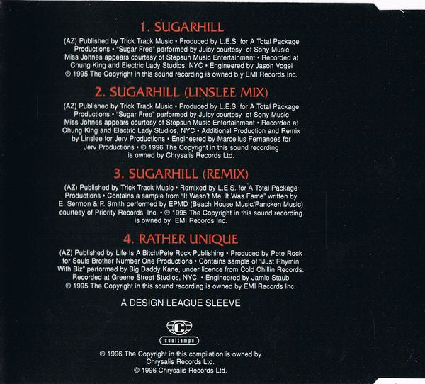 AZ : Sugarhill (CD, Single)