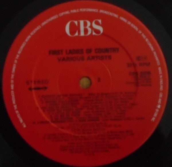 Various : First Ladies Of Country (LP, Comp, RE, Red)