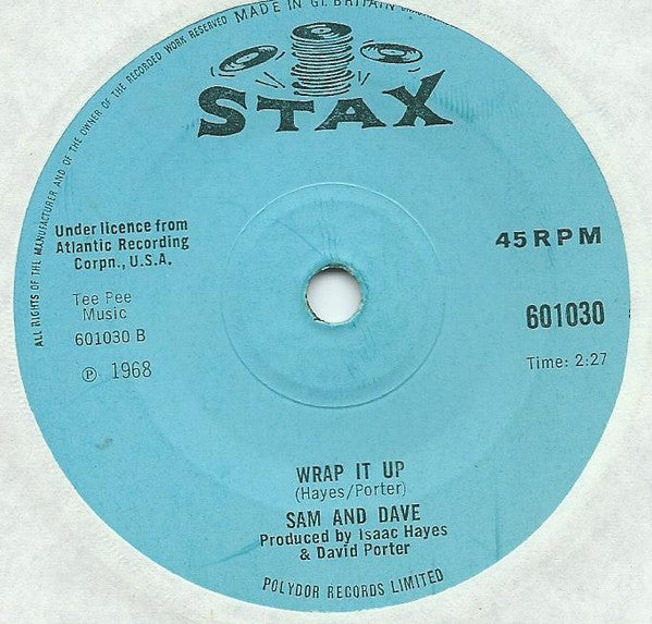 Sam & Dave : I Thank You (7", Single, Sol)