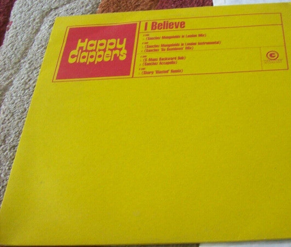Happy Clappers : I Believe (2x12", Promo)