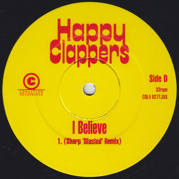 Happy Clappers : I Believe (2x12", Promo)