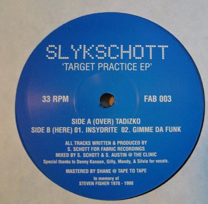 Slykschott : Target Practice EP (12")