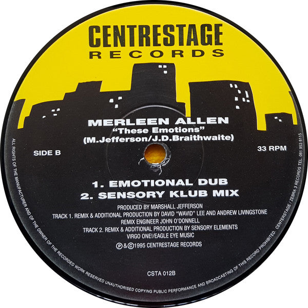Merleen Allen : These Emotions (12")