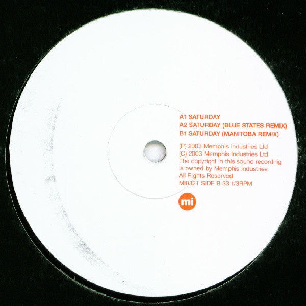J. Xaverre : Saturday (12", Single)