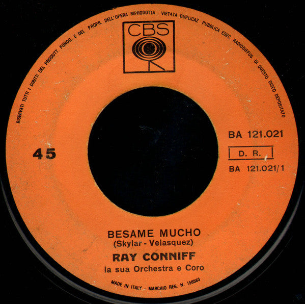 Ray Conniff And His Orchestra & Chorus : Besame Mucho (7")