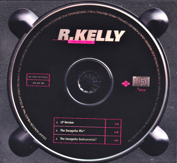 R. Kelly : Thank God It's Friday (CD, Single, Dig)